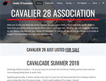 Tablet Screenshot of cavalier28.com